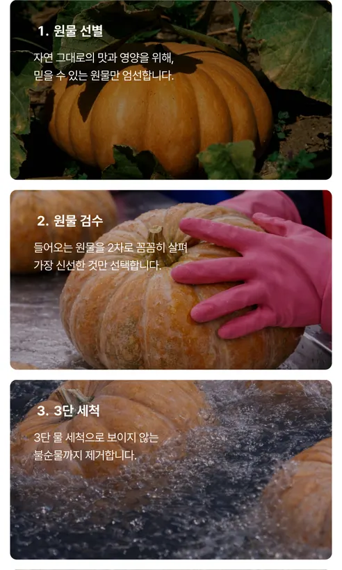 푸릇담 젊은농부 호박즙, 100ml, 60팩 상세 이미지 32