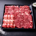 한가득 소고기 한판 세트, 살치 200g + 갈비 200g + 등심 300g + 우삼겹 300g, 1kg, 1개