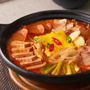 외갓집 송탄 서정리 부대찌개 550, 550g, 3개 + 오뚜기 라면사리, 110g, 1개, 1세트