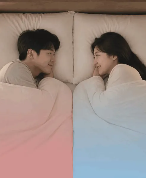 비엔룸 알러지케어 간절기 사계절 차렵이불, 베이지 잔스트라이프, 180x220cm, 1개 상세 이미지 7