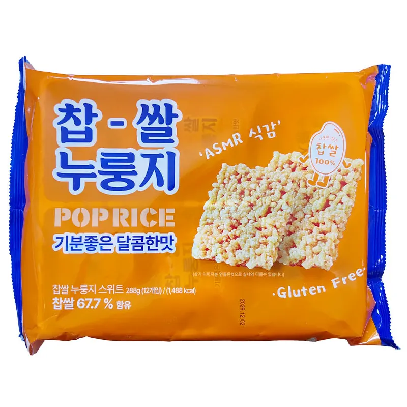 찹쌀 누룽지, 스위트맛, 288g, 4개 상품 이미지