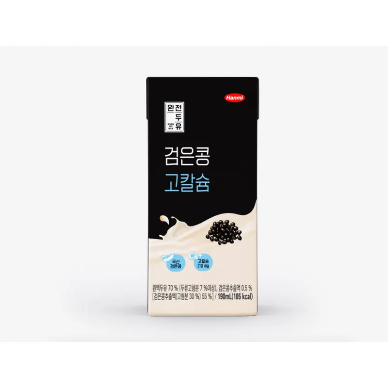 한미 완전두유 검은콩 고칼슘, 190ml, 40개 상품 이미지