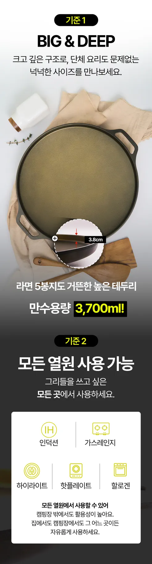 자이글 노블 골드 그리들, 36cm, 1개 상세 이미지 4
