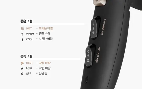 한일전자 헤어 드라이기, PD H4300, 2300W, 블랙, 1개 상세 이미지 11