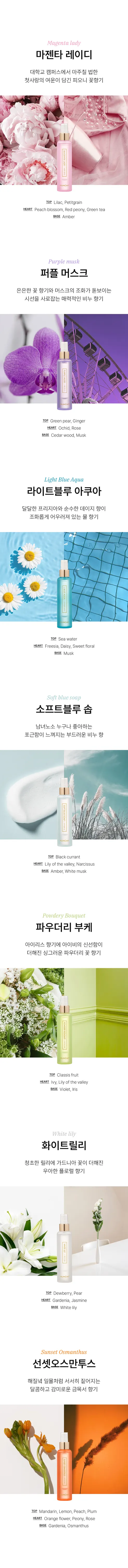 멈칫 헤어 앤 바디미스트, 마젠타레이디, 105ml, 2개 상세 이미지 5