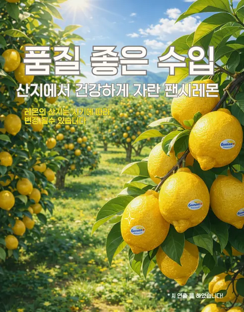가람상점 팬시 레몬, 못난이 랜덤과, 3kg, 1개 상세 이미지 6