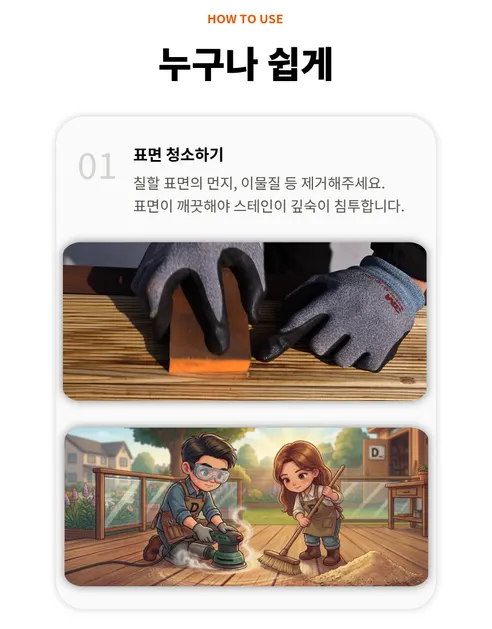다오네스트 크라운 목재 침투형 오일스테인, 라이트 월넛, 3.6L, 1개 상세 이미지 19
