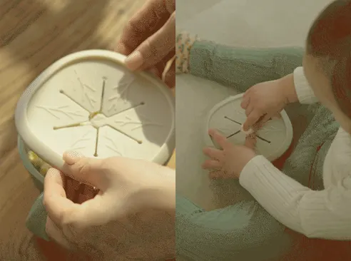 베베홀드 3in1 흡착볼, 오가닉그린, 빨대볼, 뚜껑포함, 1개 상세 이미지 18