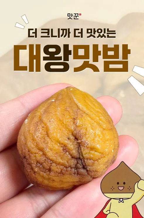 맛꾼 힘이 나나밤 대왕맛밤, 58g, 10봉 상세 이미지 1