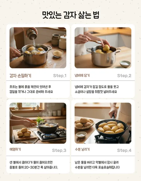 사계농산 국내산 햇 수미감자, 왕특, 요리용, 3kg, 1박스 상세 이미지 13