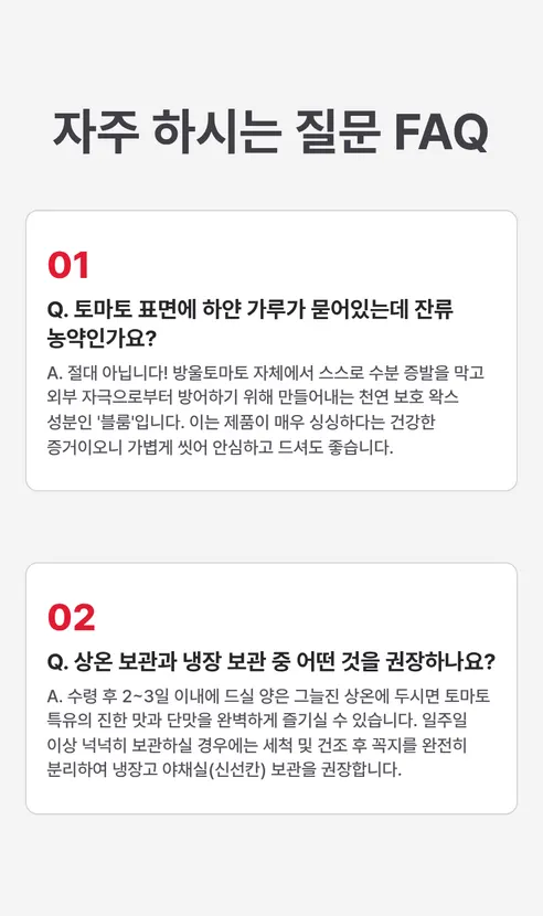 대추 방울토마토, 3kg, 1박스 상세 이미지 11