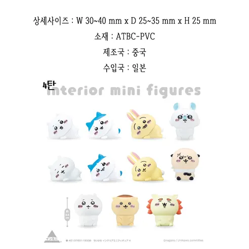 치이카와 인테리어 미니 피규어 4탄, 7번 랏코, 1개 상세 이미지 2