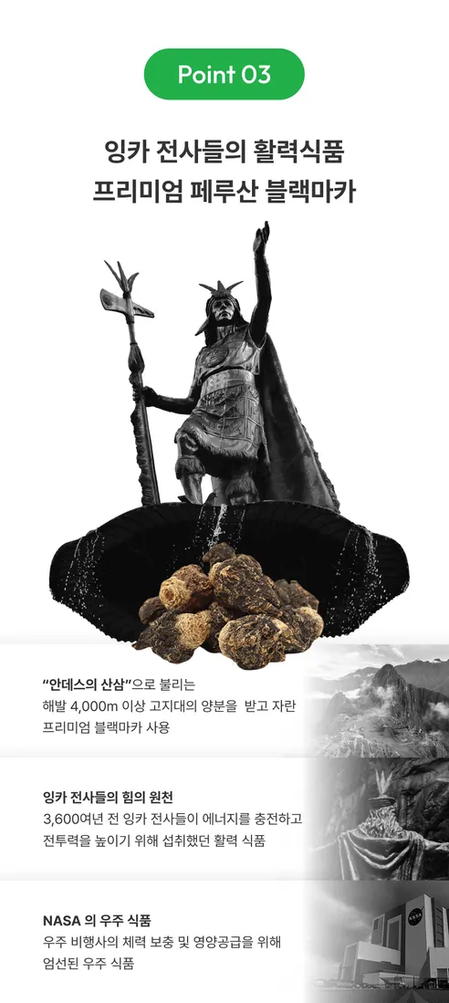나우그린 블랙마카 맥스 66000, 120정, 3개 상세 이미지 9