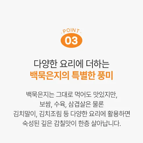 셰프애찬 저온 숙성 백 묵은지 백김치, 2kg, 1개 상세 이미지 7