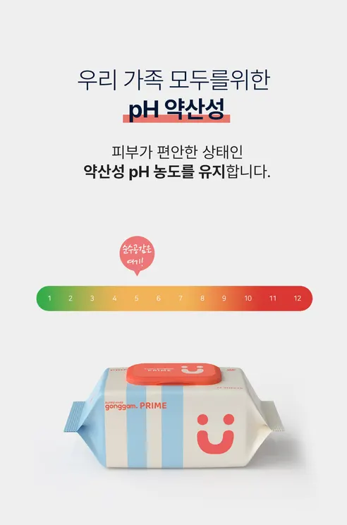 순수공감 프라임 물티슈, 캡형, 70gsm, 72매, 10팩 상세 이미지 9