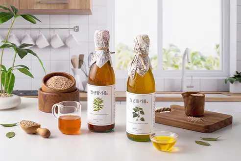 청년참기름, 350ml, 1개 + 청년들기름, 350ml, 1개 상세 이미지 10