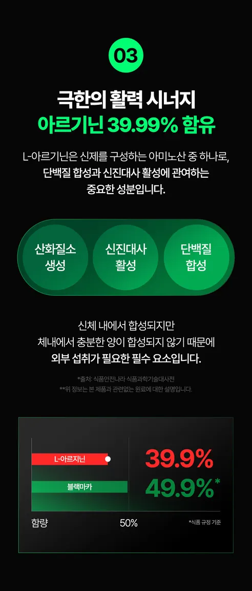 익스트림 블랙마카 맥스 부스터, 600mg, 120정, 1개 상세 이미지 7
