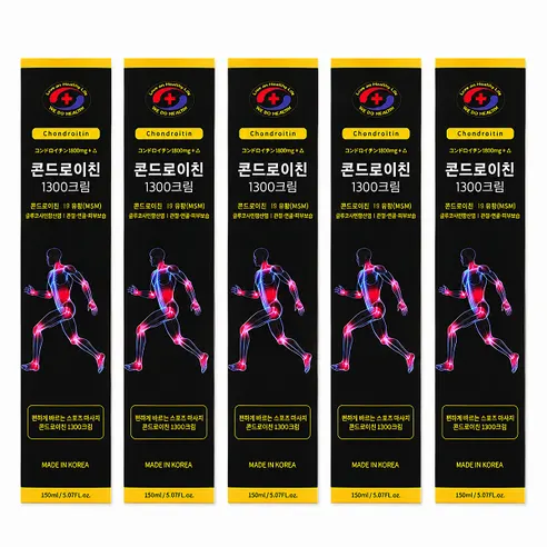 닥터킴스 MSM 콘드로이친 1300 마사지크림, 150ml, 5개 상세 이미지 1